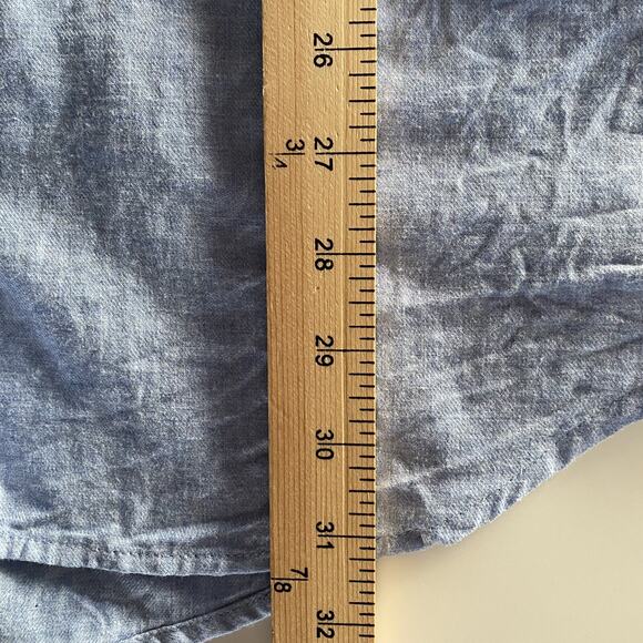 Five Four Los Angeles Shirt Men XL Blue Button Long Sleeve Lightweight Preppy - Picture 4 of 8